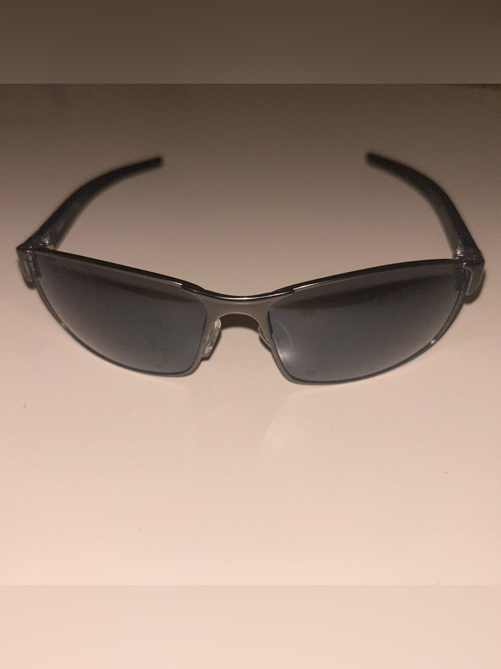 IRONMAN Grey Sunglasses with Dark Smoke Lenses